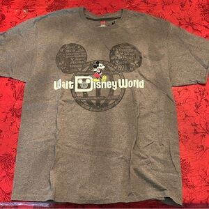 Hanes Gray Disney Parks T-Shirt Adult XL
